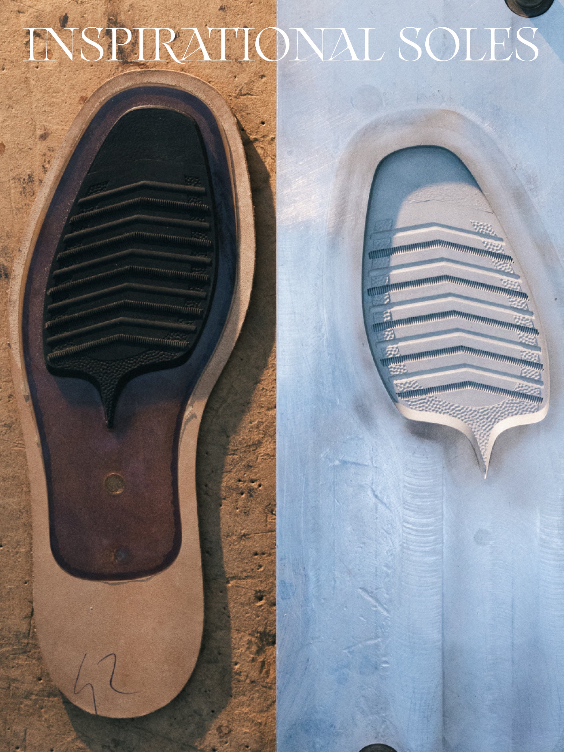 Officine Creative - leather and rubber soles crafting process