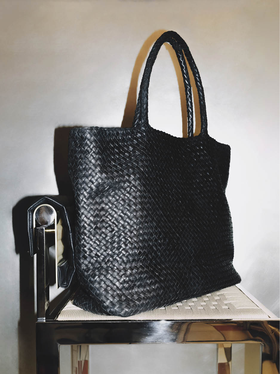 Officine Creative - woven leather shoulder bag