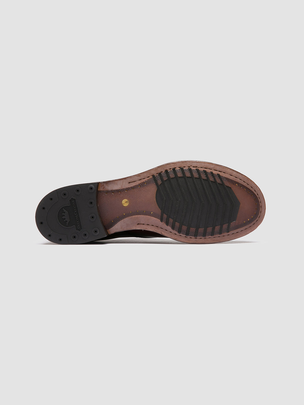 ADMIRAL 007 - Black Leather Derby Shoes - image 5,side view
