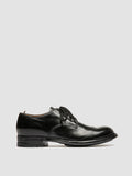 ADMIRAL 007 - Black Leather Derby Shoes - thumb image 1,side view