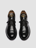 ADMIRAL 007 - Black Leather Derby Shoes - thumb image 2,side view