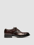 ADMIRAL 008 - Burgundy Leather Derby Shoes - thumb image 1,side view
