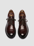 ADMIRAL 008 - Burgundy Leather Derby Shoes - thumb image 2,side view
