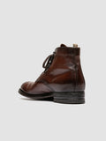 ADMIRAL 009 - Brown Leather Lace-up Boots - thumb image 4,side view