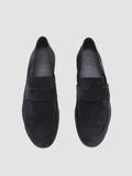 AIRTO 001 - Blaue Slipper aus Wildleder - thumb image 2,side view