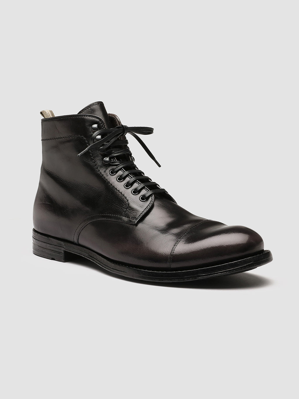 ANATOMIA 016 - Grey Leather Ankle Boots - image 3,side view
