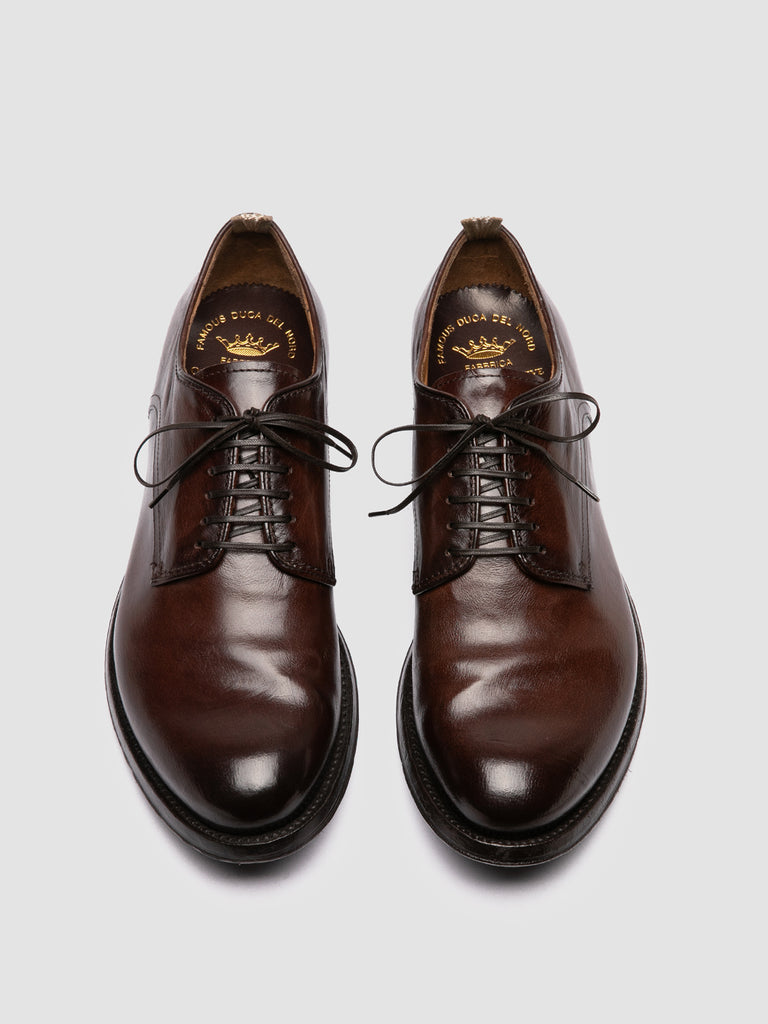 ANATOMIA 012 - Brown Leather Derby Shoes Officine Creative - 2