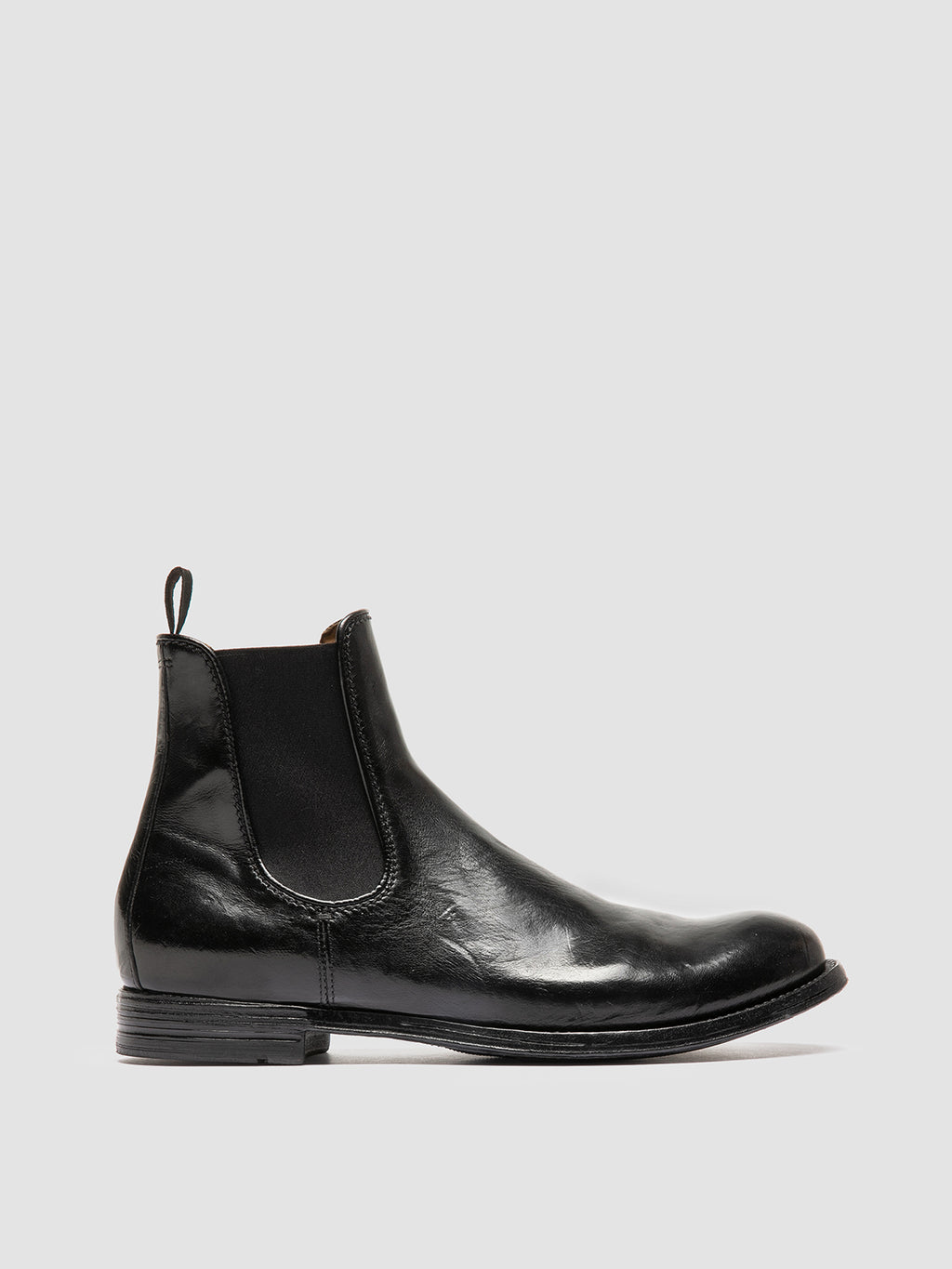 ANATOMIA 083 - Schwarze Chelsea-Stiefel aus Leder - image 1,side view