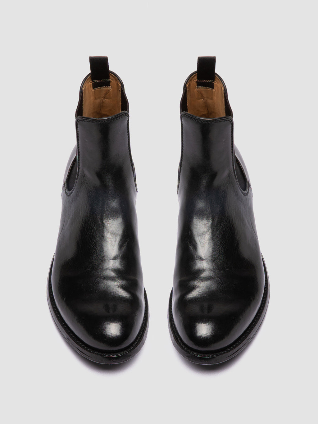 ANATOMIA 083 - Schwarze Chelsea-Stiefel aus Leder - image 2,side view