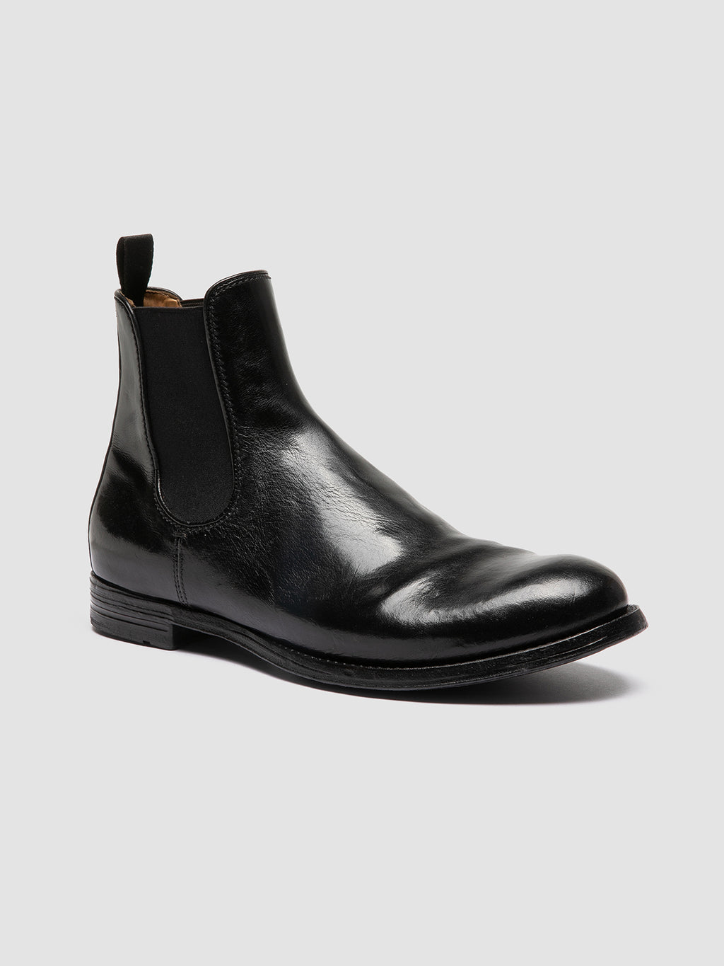 ANATOMIA 083 - Schwarze Chelsea-Stiefel aus Leder - image 3,side view