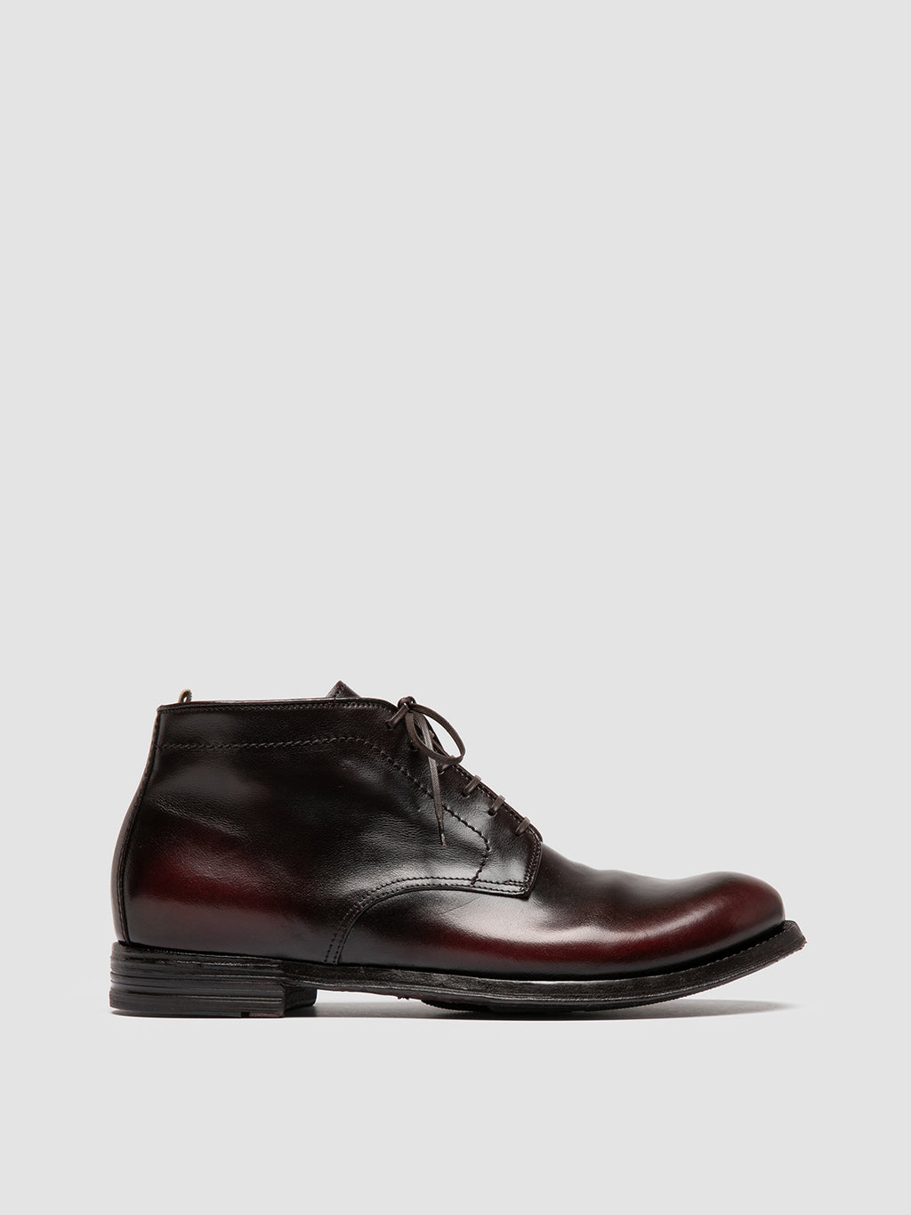 ANATOMIA 88 - Burgundy Leather Chukka Boots - image 1,side view