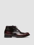 ANATOMIA 88 - Burgundy Leather Chukka Boots - thumb image 1,side view