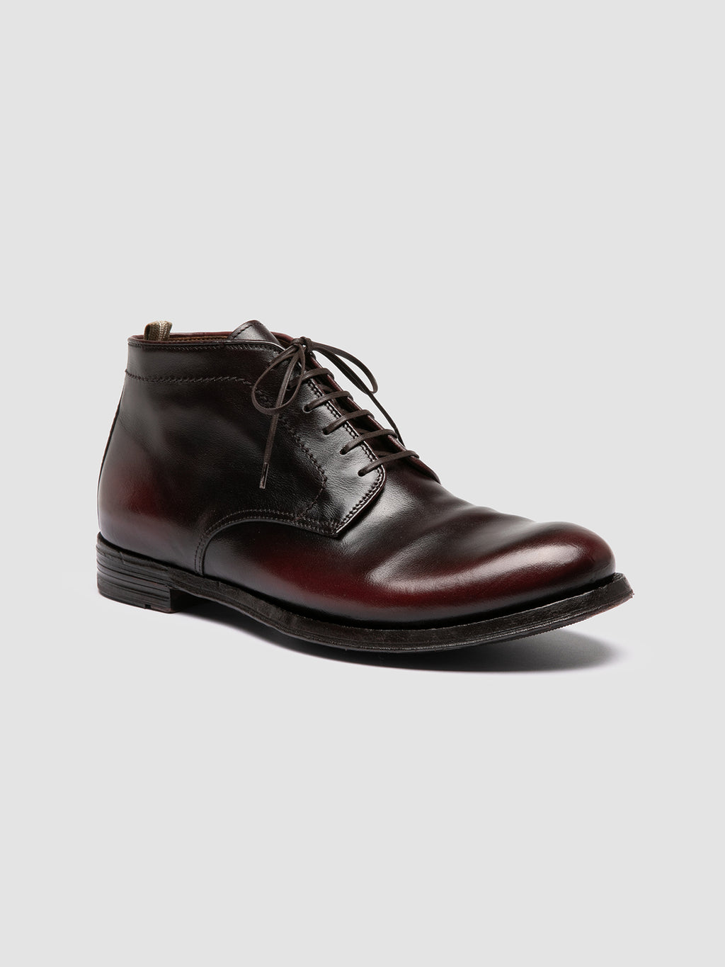 ANATOMIA 88 - Burgundy Leather Chukka Boots - image 3,side view