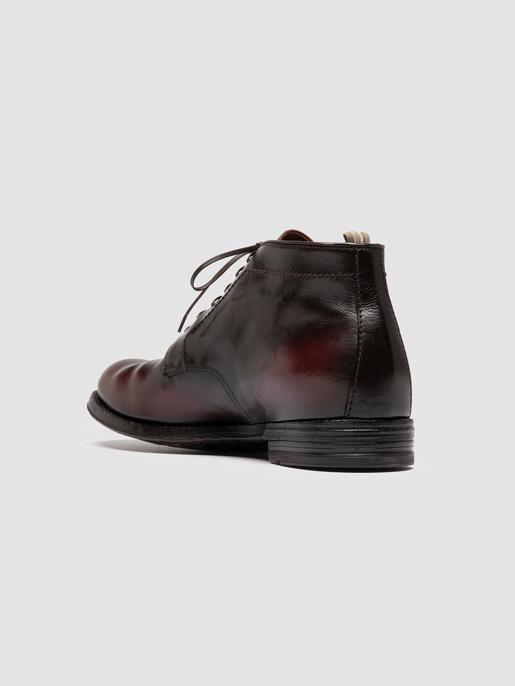 ANATOMIA 88 - Burgundy Leather Chukka Boots - image 4,side view