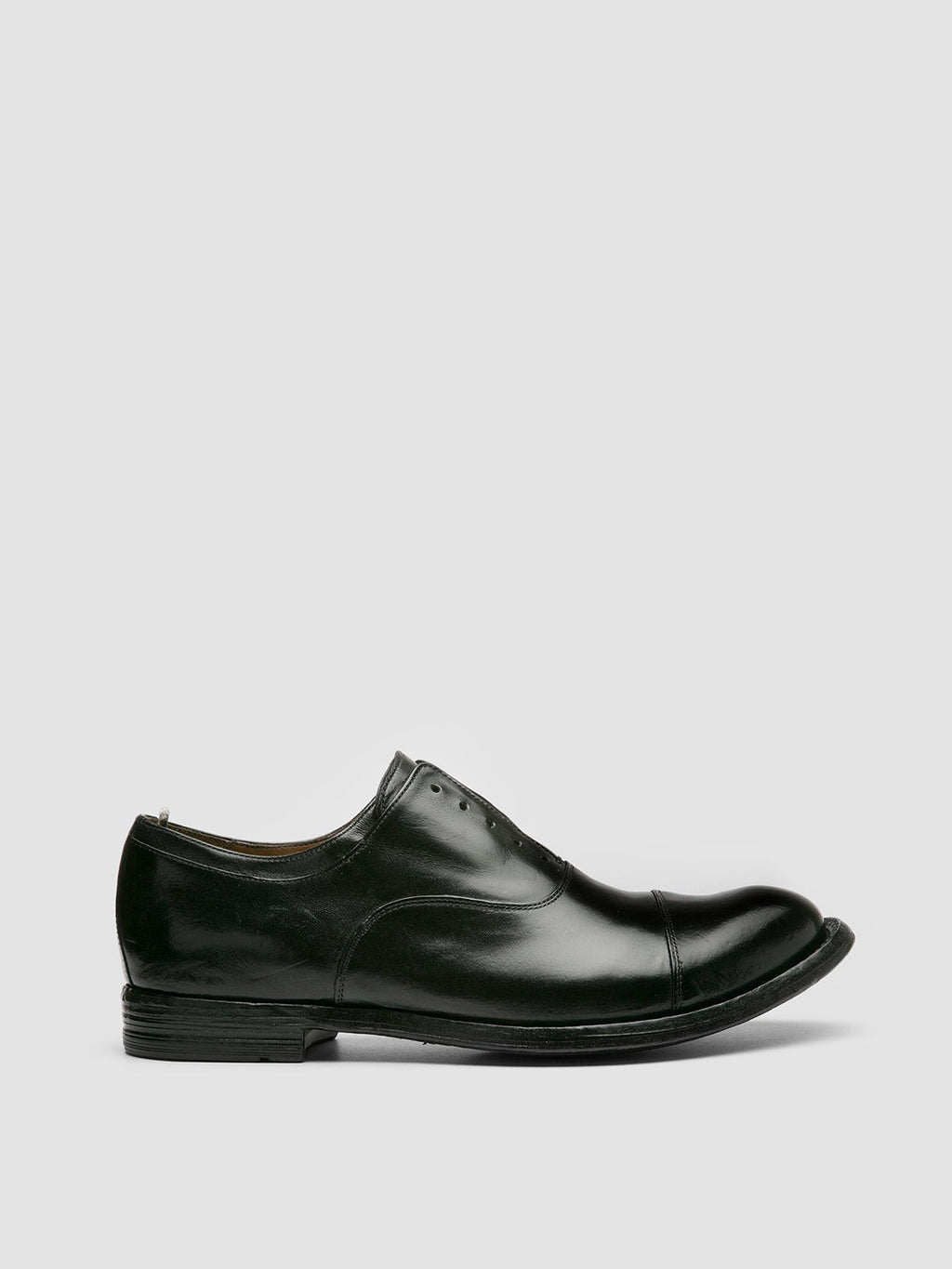 ANATOMIA 015 - Black Leather Oxford Shoes - image 1,side view