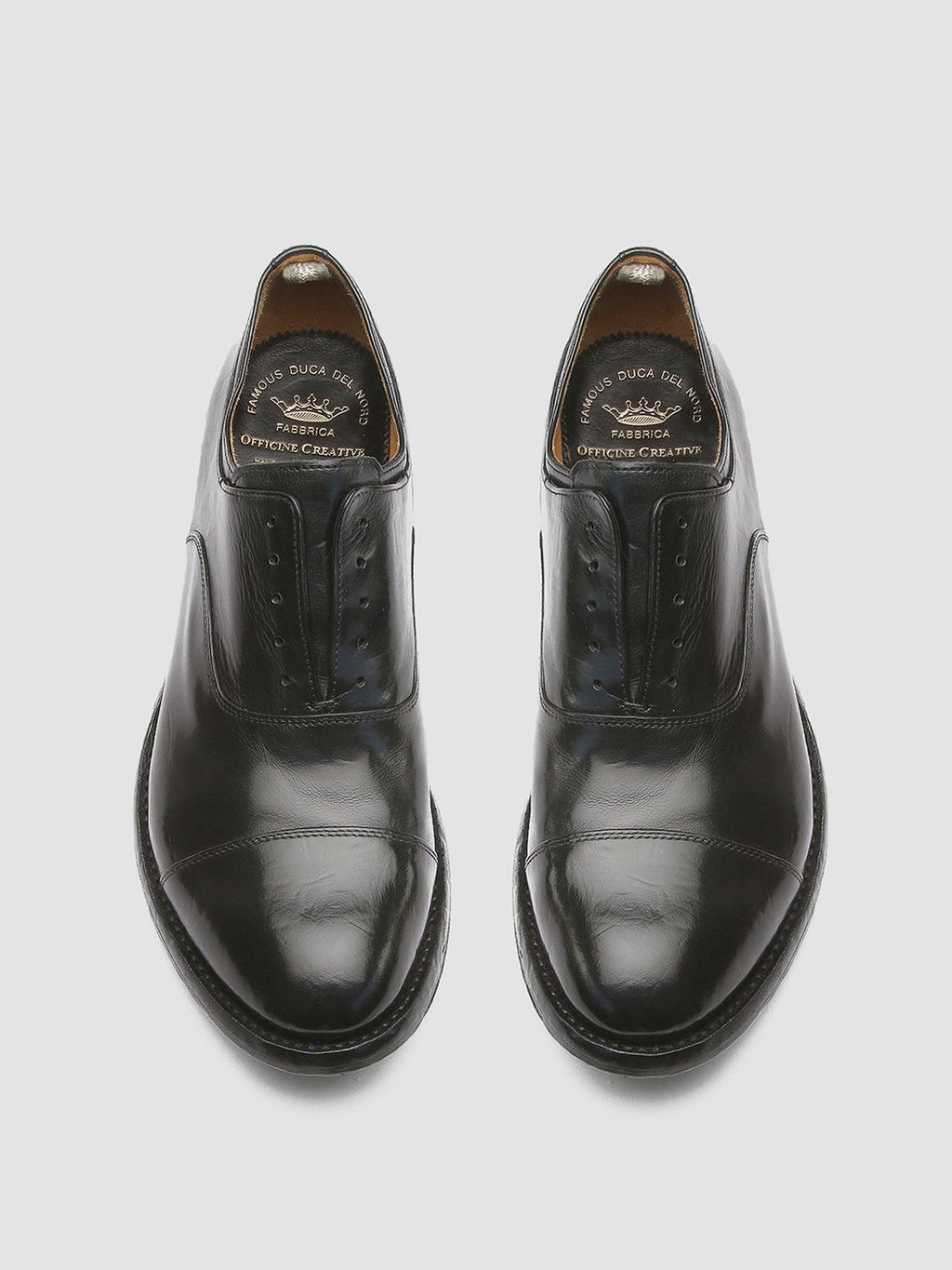 ANATOMIA 015 - Black Leather Oxford Shoes - image 2,side view