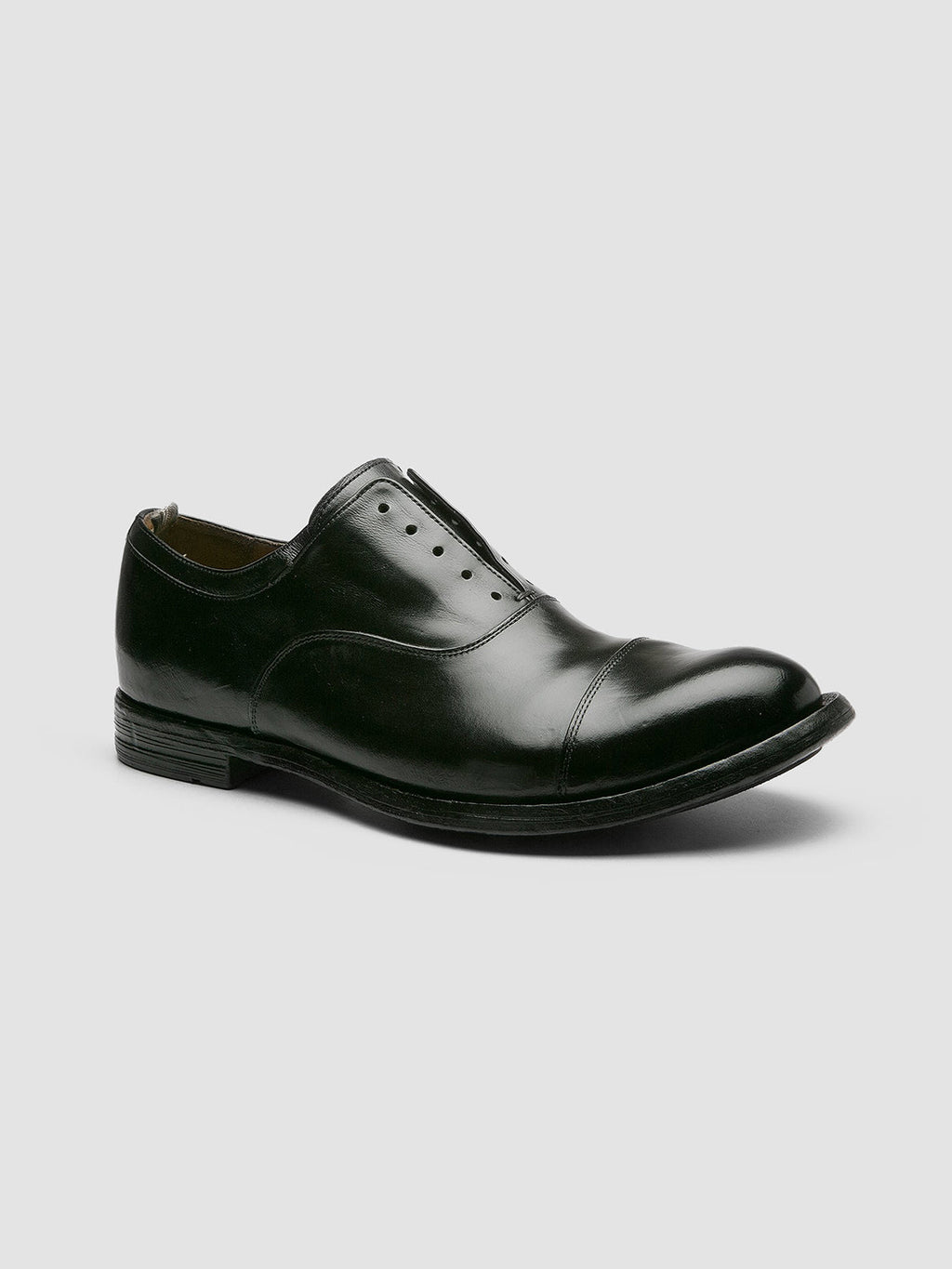ANATOMIA 015 - Black Leather Oxford Shoes - image 3,side view