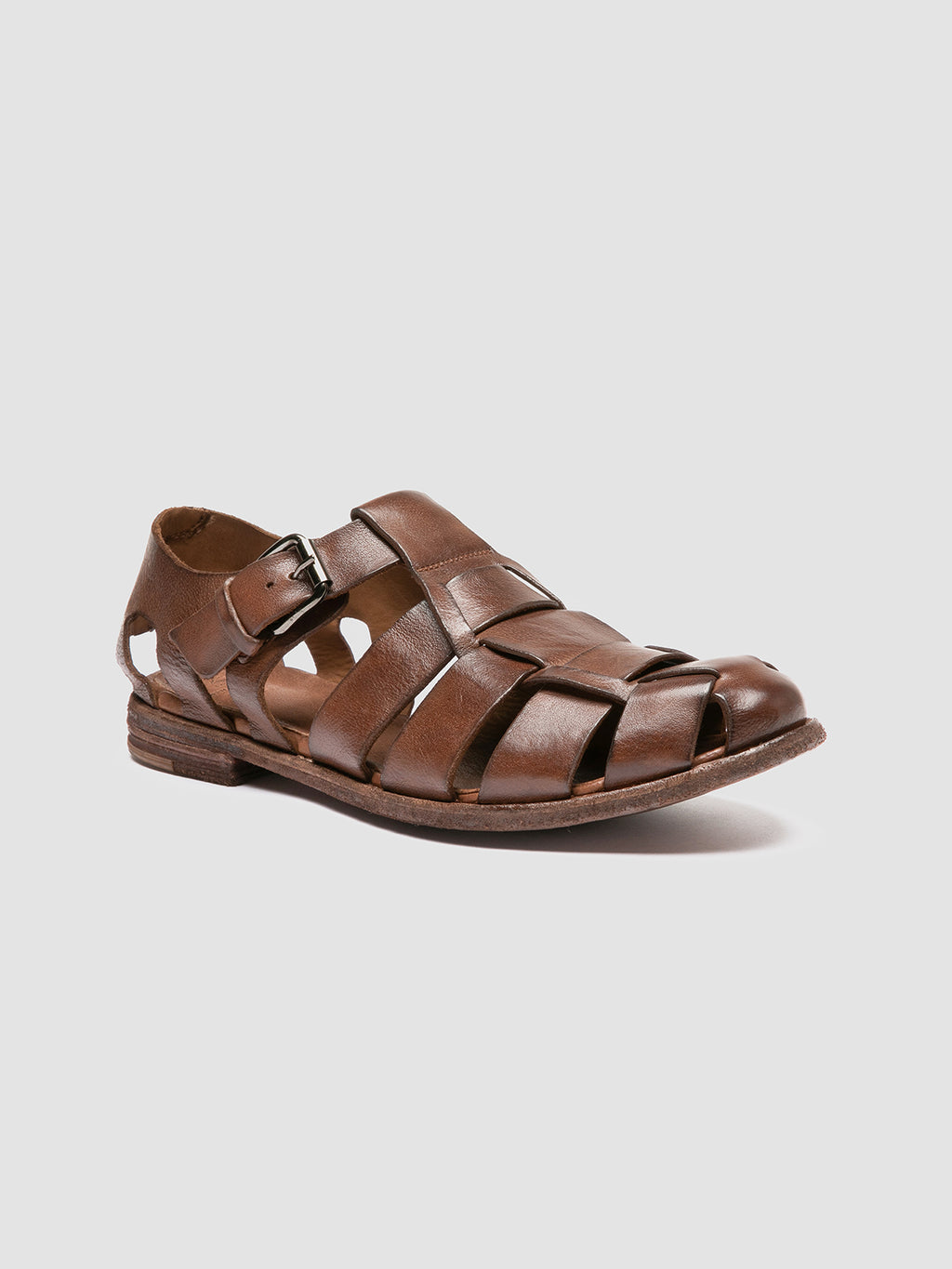 ARCHIVE 521 - braune Ledersandalen - image 3,side view