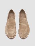 ARCHIVE 522 - Beige Suede Penny Loafers - thumb image 2,side view