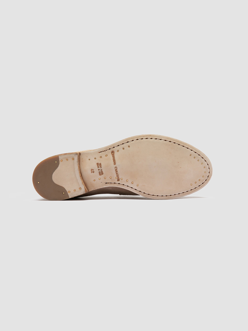 ARCHIVE 522 - Beige Suede Penny Loafers - image 5,side view