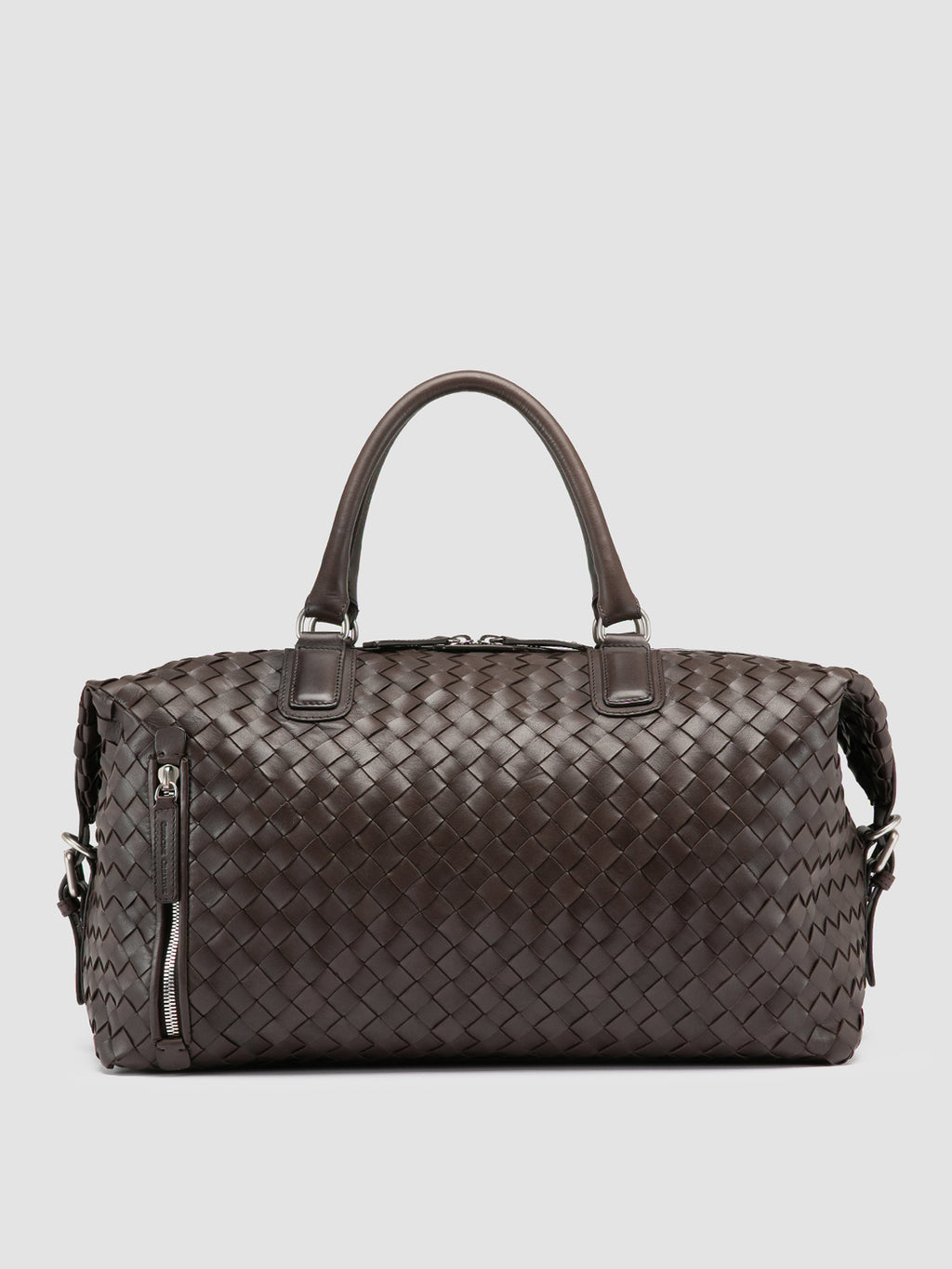 ARMOR 019 - braune Reisetasche aus Leder - image 1,side view