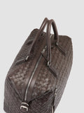 ARMOR 019 - braune Reisetasche aus Leder - thumb image 2,side view