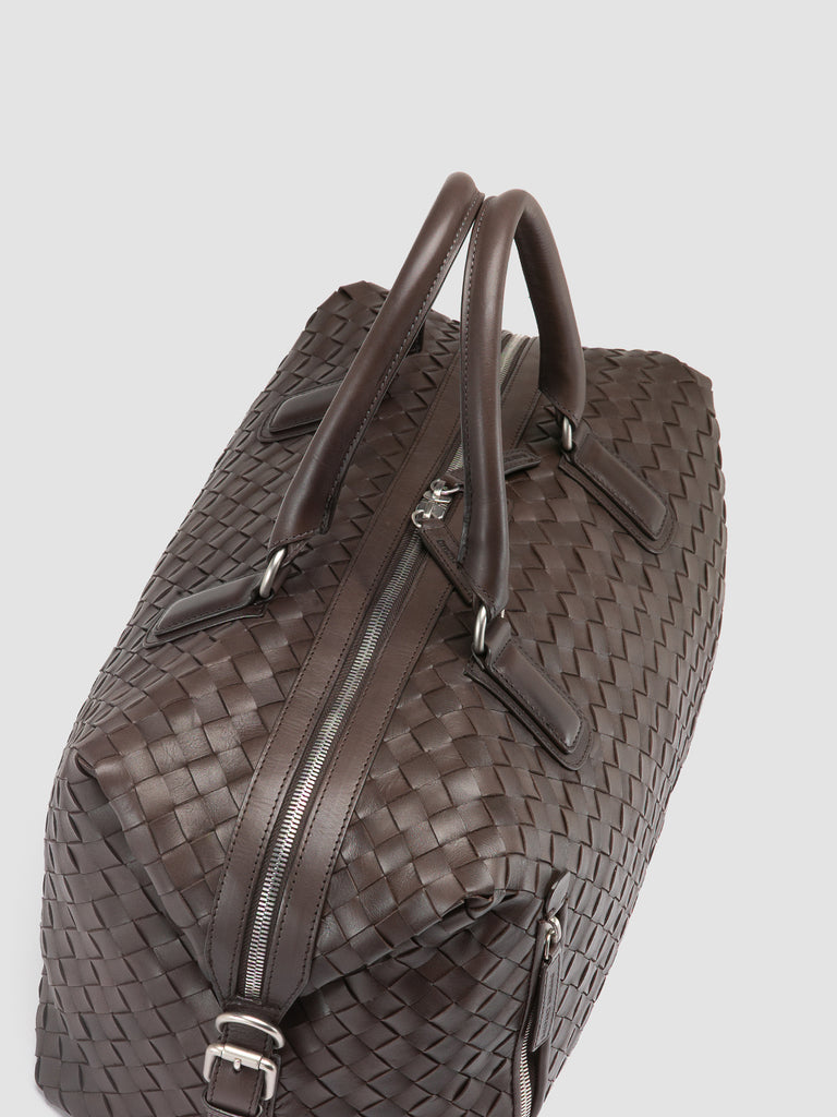ARMOR 019 - braune Reisetasche aus Leder-hover