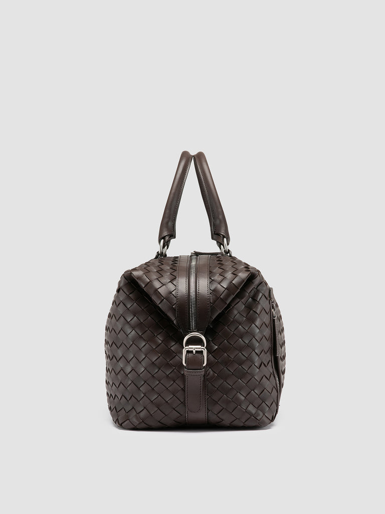 ARMOR 019 - Brown Leather Travel Bag Officine Creative - 3