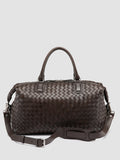 ARMOR 019 - braune Reisetasche aus Leder - thumb image 4,side view