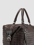 ARMOR 019 - braune Reisetasche aus Leder - thumb image 6,side view