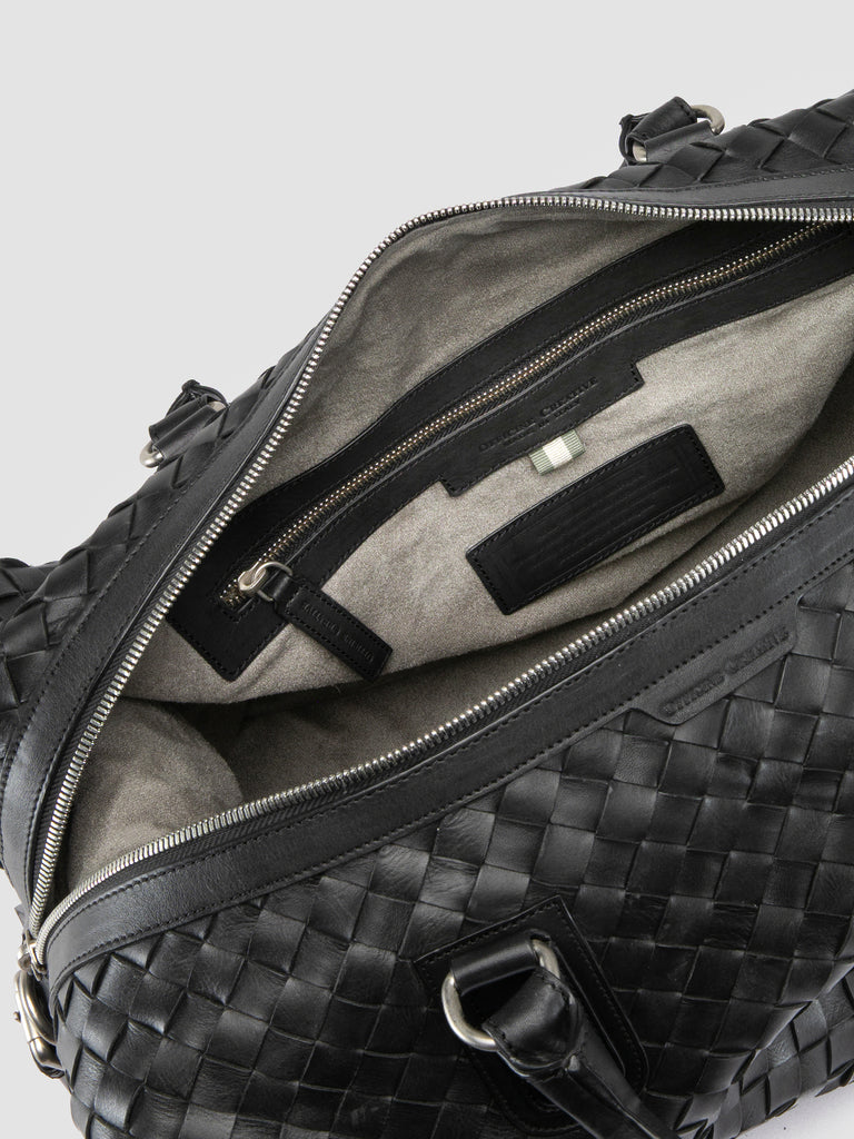 ARMOR 019 - Black Leather Travel Bag Officine Creative - 6