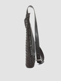 ARMOR 05 - Brown Woven Leather Backpack - thumb image 5,side view