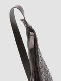 ARMOR 05 - Brown Woven Leather Backpack - thumb image 3,side view