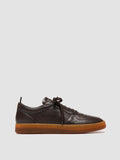 ASSET 001 - braune Low-Top-Ledersneaker - thumb image 1,side view