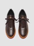ASSET 001 - braune Low-Top-Ledersneaker - thumb image 2,side view
