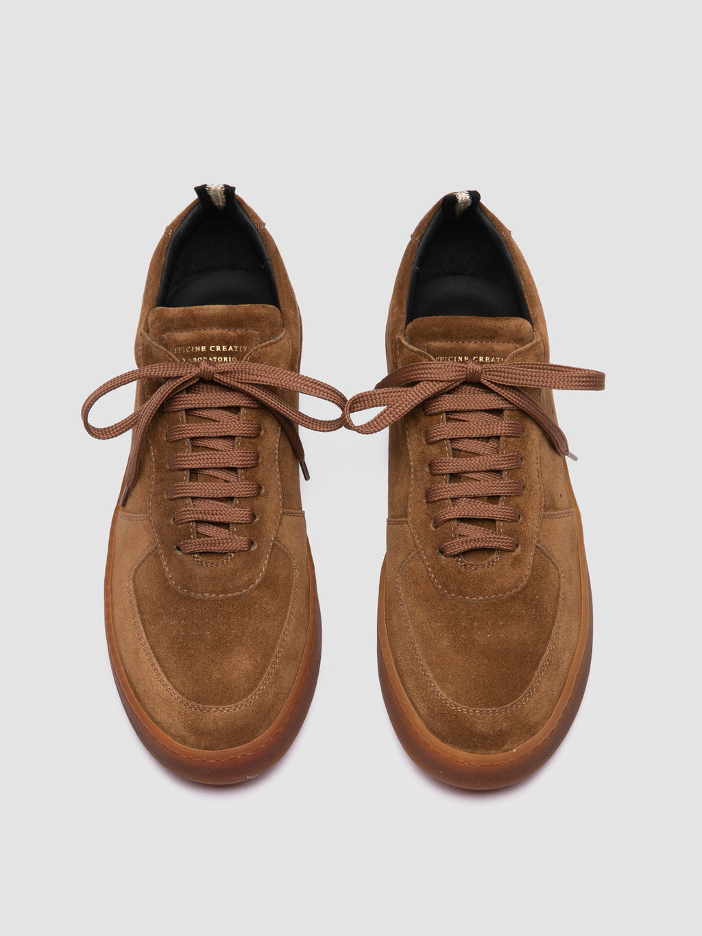 ASSET 001 - Brown Suede Sneakers - image 2,side view