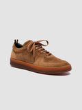 ASSET 001 - Brown Suede Sneakers - thumb image 3,side view