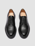 ASTON FLEXI 001 - Schwarze Derby-Schuhe aus Leder - thumb image 2,side view