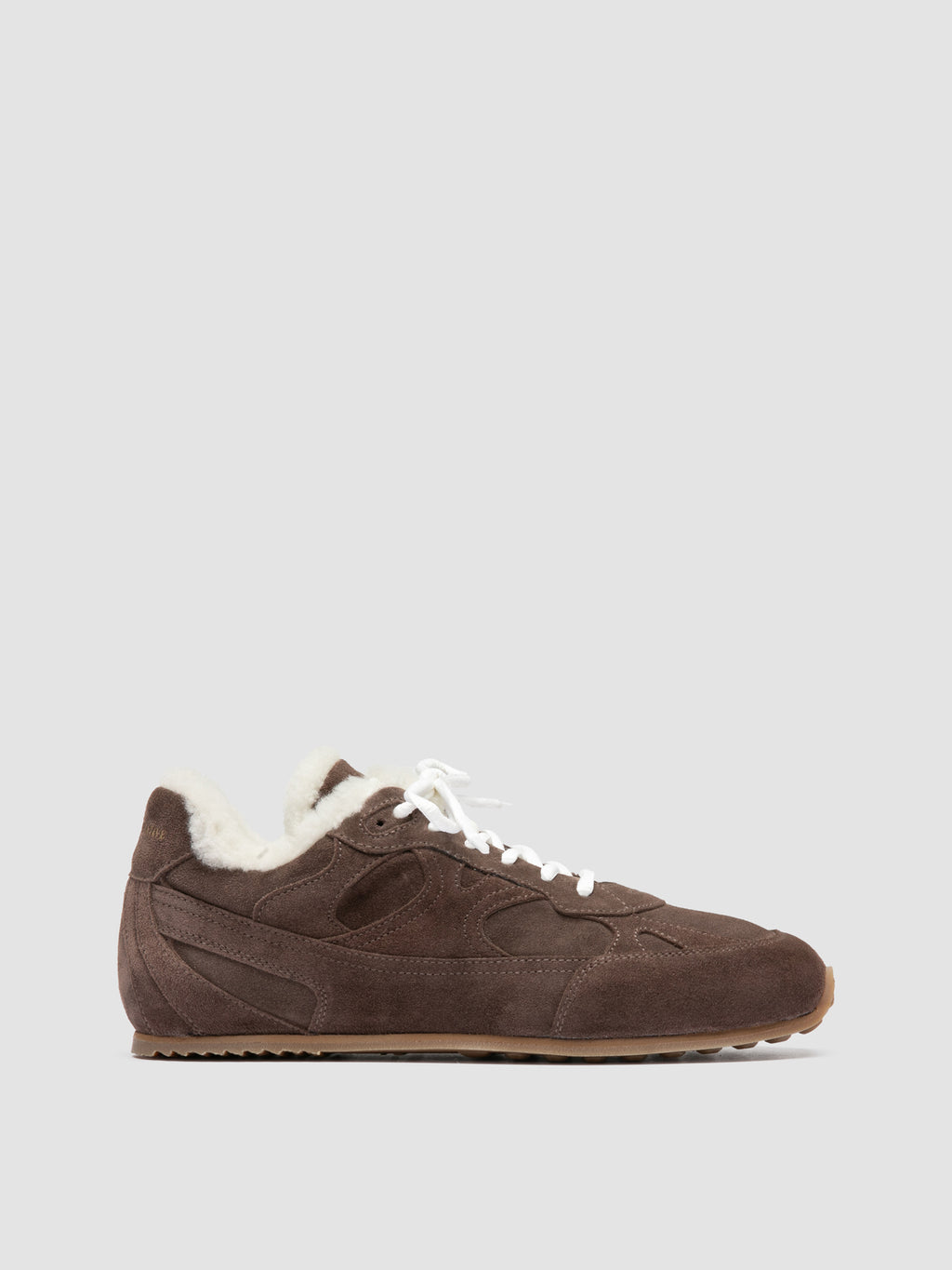 AWAY 102 - Taupe Suede Sneakers - image 1,side view