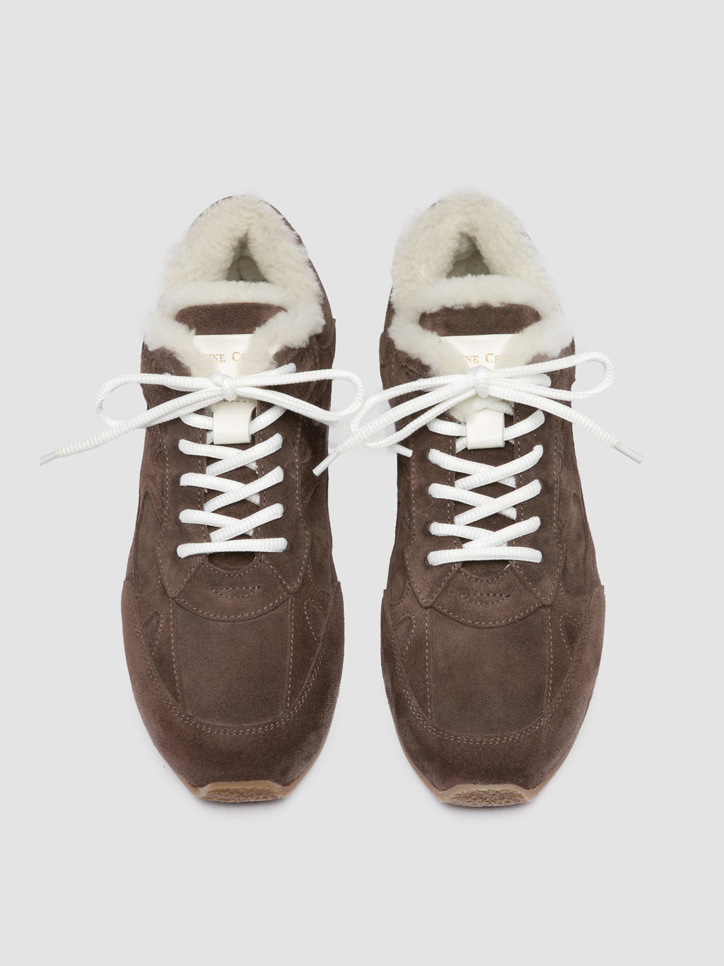 AWAY 102 - Taupe Suede Sneakers - image 2,side view