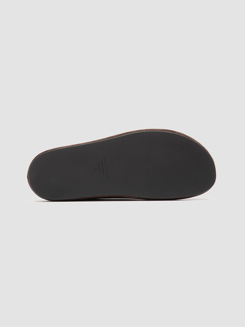 BABOUCHE 001 - braune Pantoletten aus Wildleder - image 5,side view