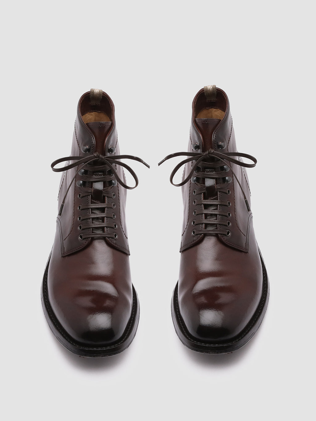 BALANCE 003 - Braune Schnürstiefel aus Leder - image 2,side view