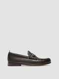BALFRON 003 - Brown Leather Penny Loafer - thumb image 1,side view