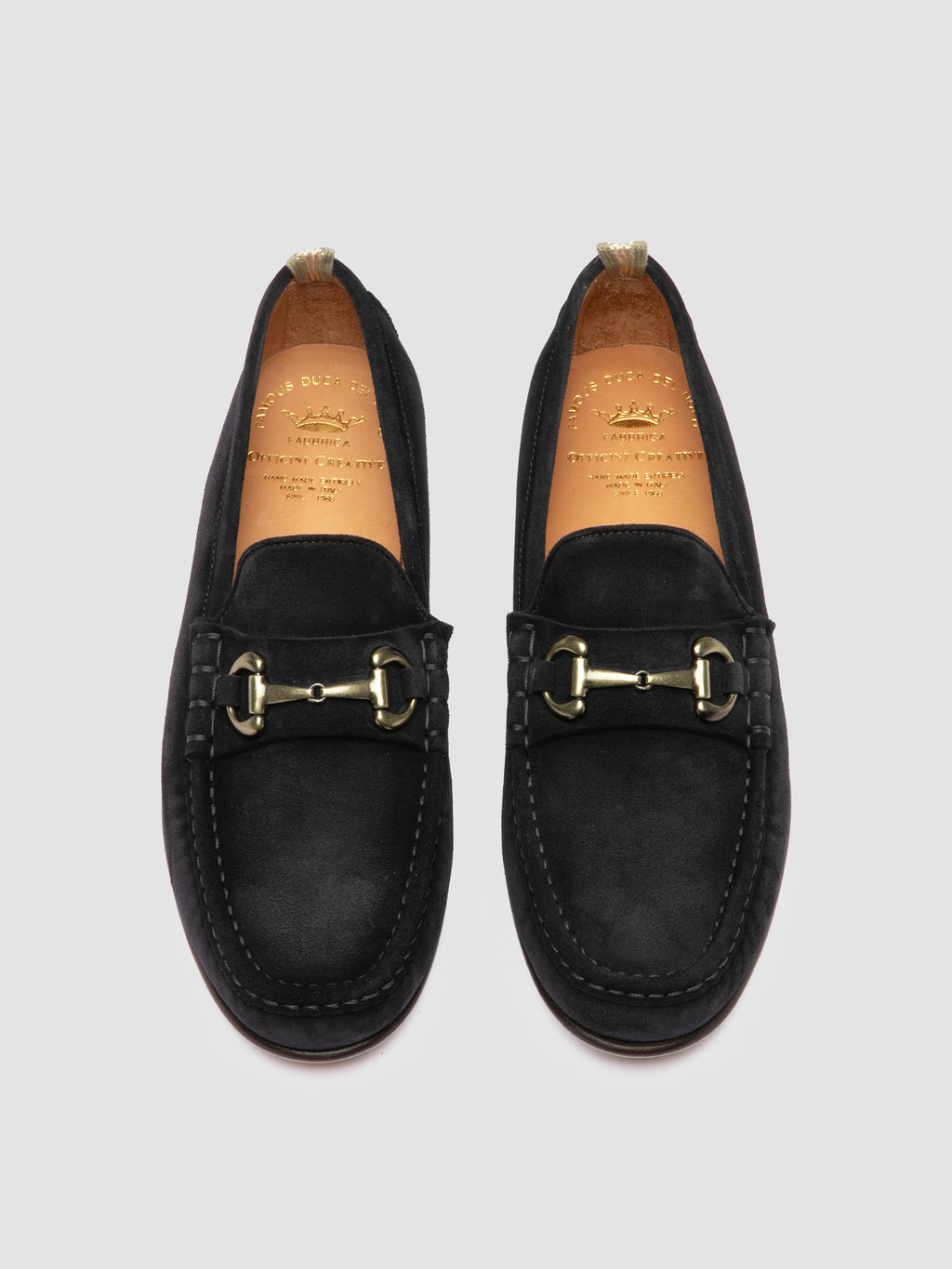 BALFRON 003 - Blue Suede Penny Loafer - image 2,side view