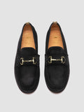 BALFRON 003 - Blue Suede Penny Loafer - thumb image 2,side view