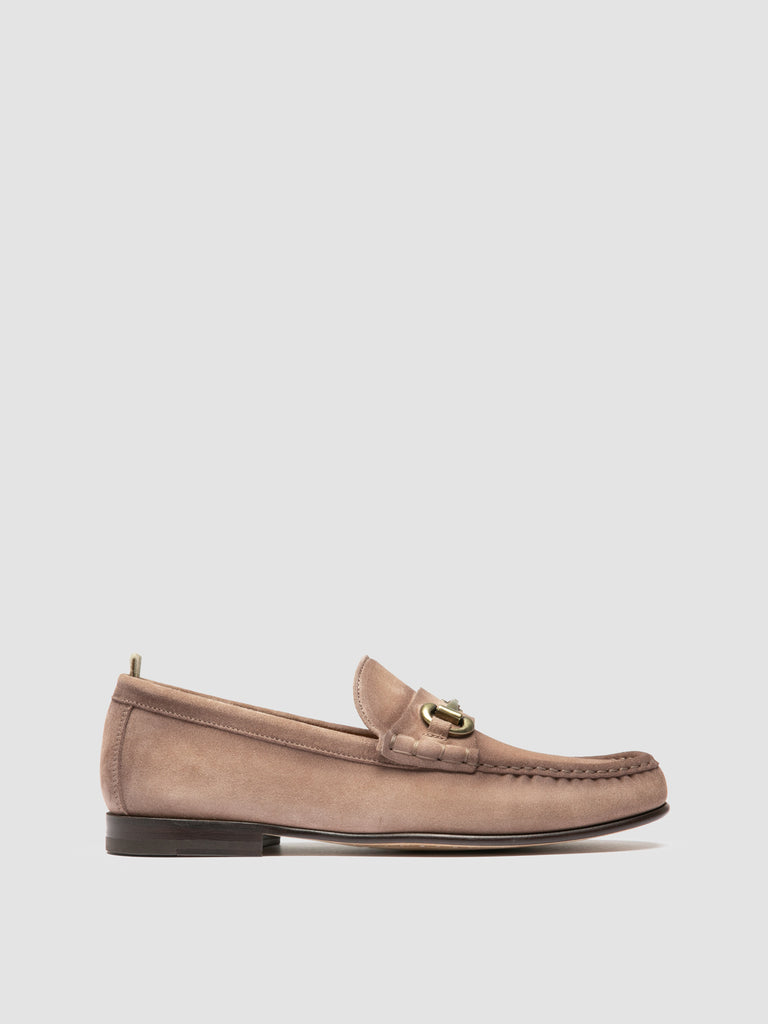 BALFRON 003 - Taupe Suede Penny Loafer