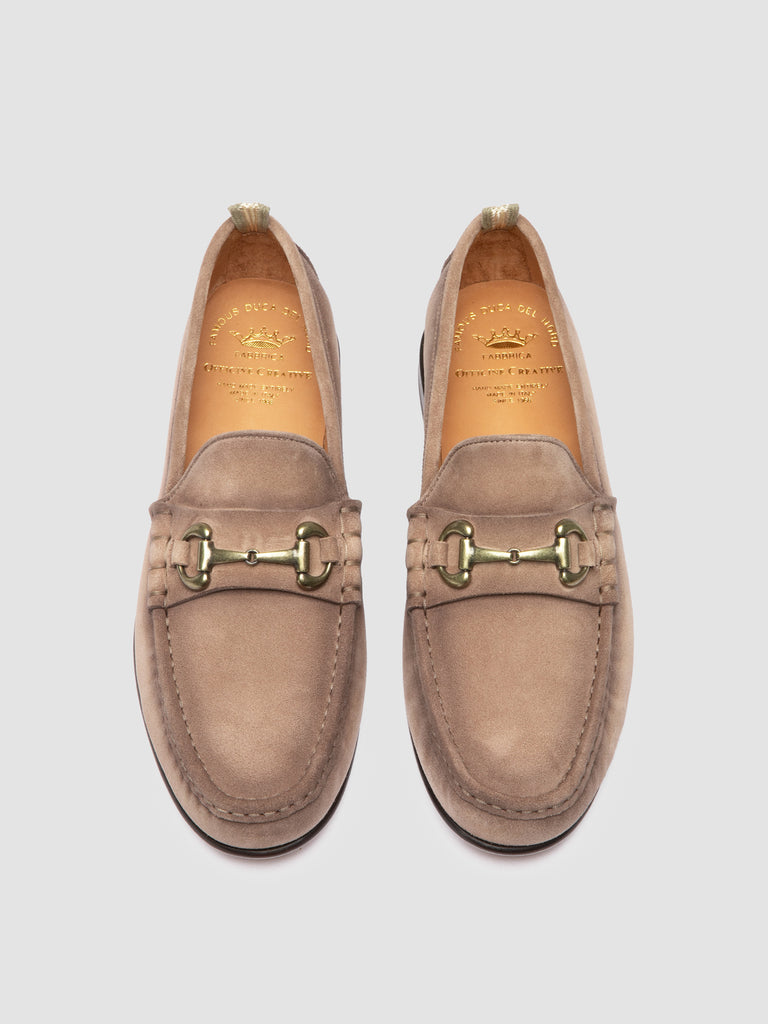 BALFRON 003 - Taupe Suede Penny Loafer Officine Creative - 2