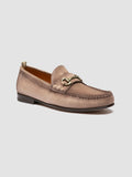 BALFRON 003 - Taupe Suede Penny Loafer - thumb image 3,side view