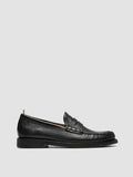 BALFRON FLEXI 001 - Black Leather Penny Loafers - thumb image 1,side view