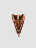 BERGE’ 01 - Braune Lederbrieftasche mit umlaufendem Reißverschluss - thumb image 4,side view